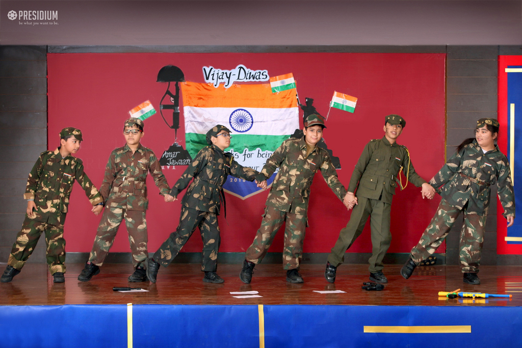 Presidium Gurgaon-57, PRESIDIANS SALUTE THE COURAGEOUS INDIAN ARMY ON VIJAY DIWAS