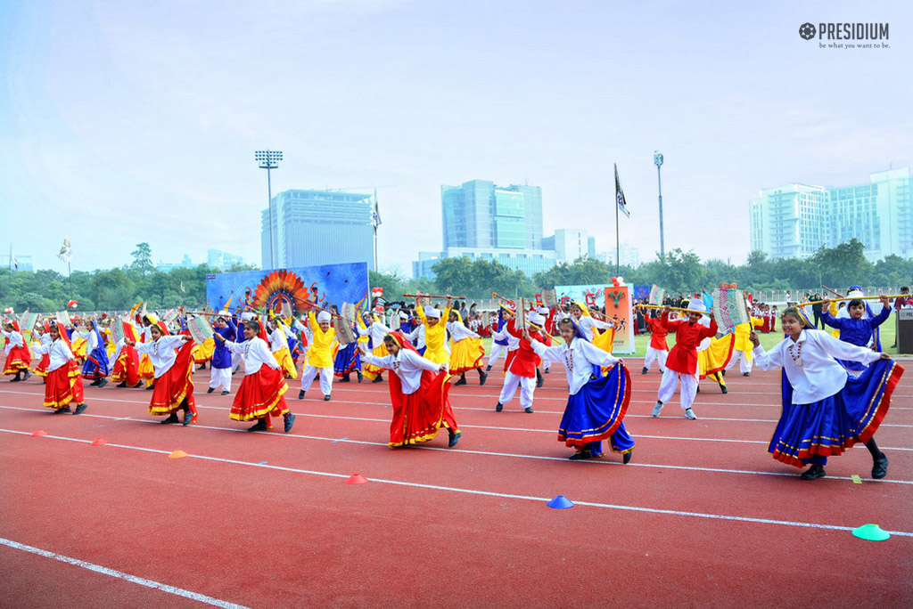 Presidium Gurgaon-57, SPORTS DAY: A DAY FILLED WITH THE EXHILARATION OF JOY & VICTORY