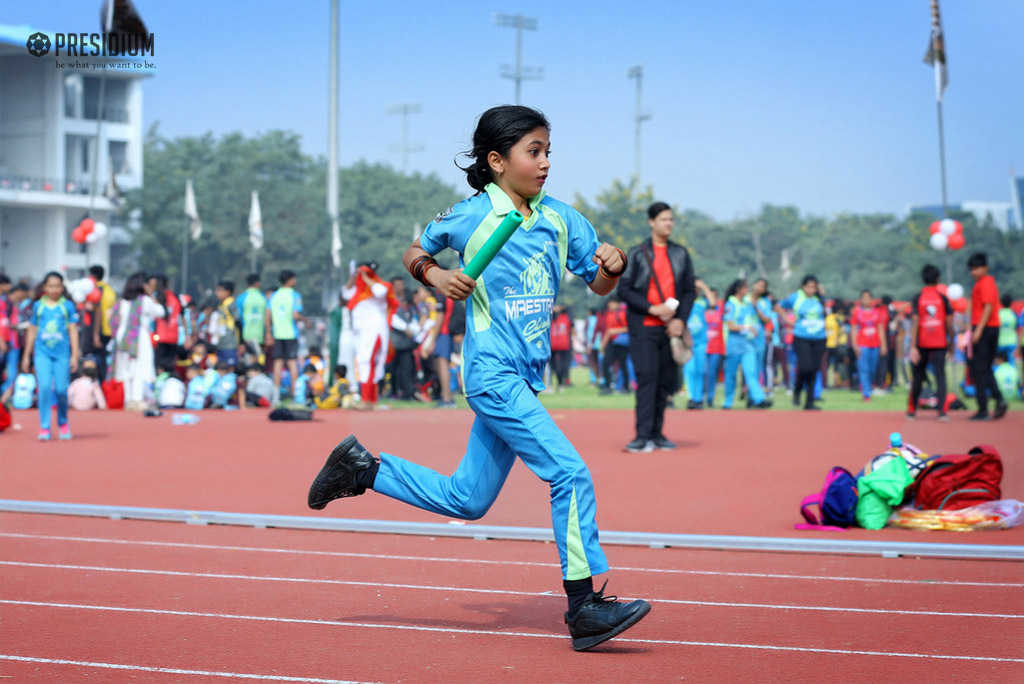 Presidium Gurgaon-57, SPORTS DAY: A DAY FILLED WITH THE EXHILARATION OF JOY & VICTORY