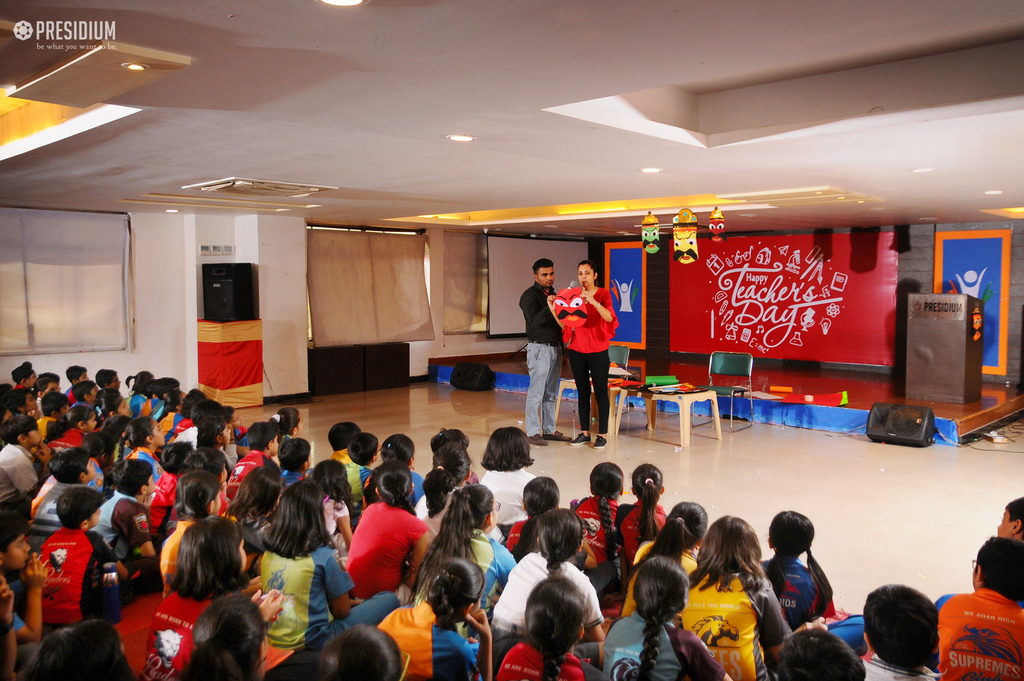 Presidium Gurgaon-57, MASK MAKING ACTIVITY SPOTS NOVEL SKILLS OF THE PRESIDIANS