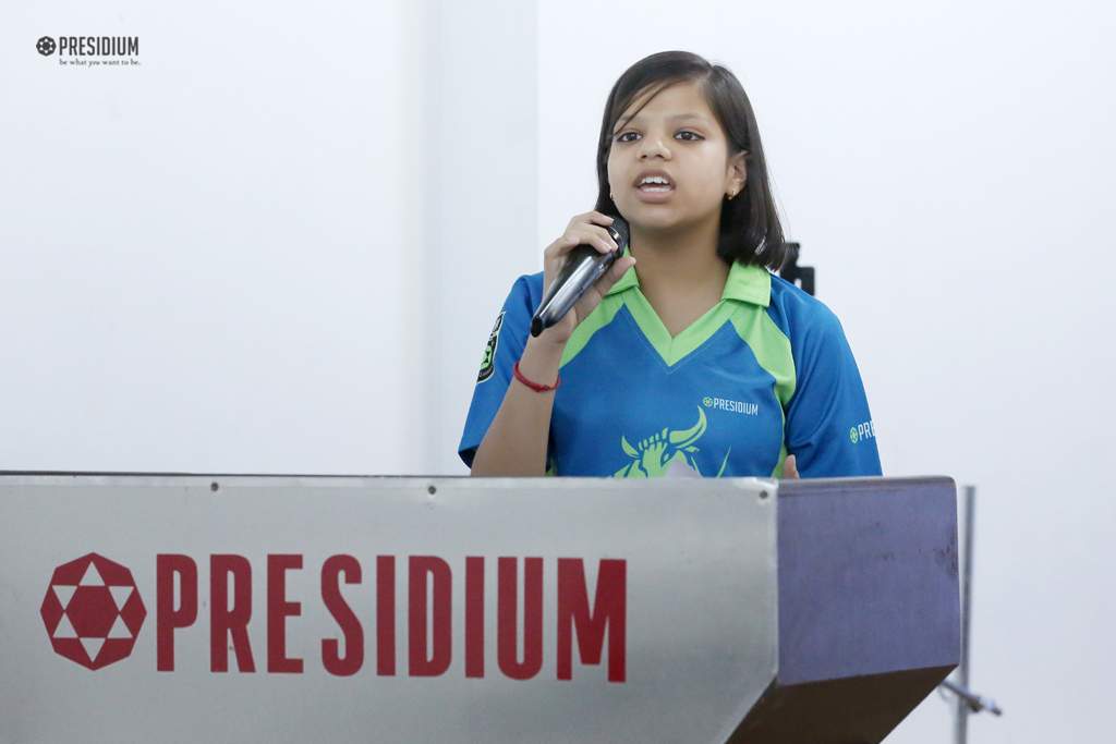 Presidium Indirapuram, वाद-विवाद प्रतियोगिता से प्रेसिडियंस का मनोबल बढ़ा