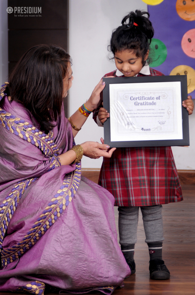 Presidium Indirapuram, SPECIAL CHILDREN OF SPARSH THANK THEIR KIND FRIENDS AT PRESIDIUM