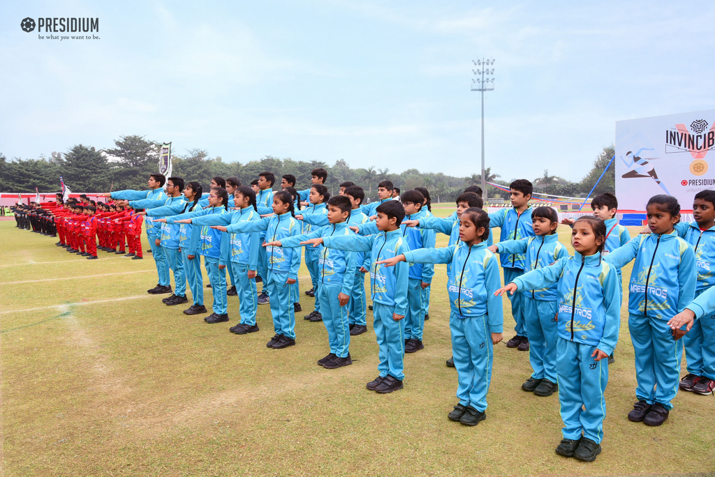 Presidium Indirapuram, STUDENTS EXHIBIT THEIR EXCEPTIONAL TALENTS AT ANNUAL SPORTS DAY