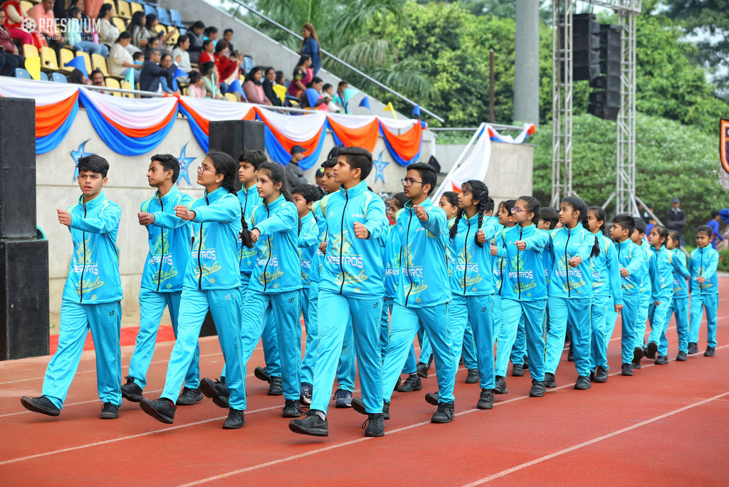 Presidium Indirapuram, STUDENTS EXHIBIT THEIR EXCEPTIONAL TALENTS AT ANNUAL SPORTS DAY