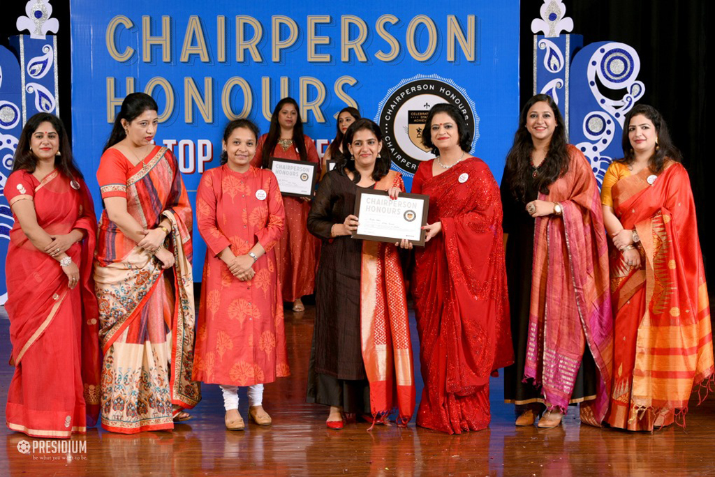 Presidium Indirapuram, TEACHERS RECEIVE RECOGNITION AT CHAIRPERSON HONOURS FOR TEACHERS