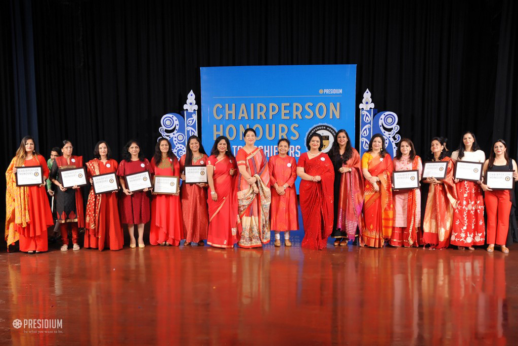 Presidium Indirapuram, TEACHERS RECEIVE RECOGNITION AT CHAIRPERSON HONOURS FOR TEACHERS