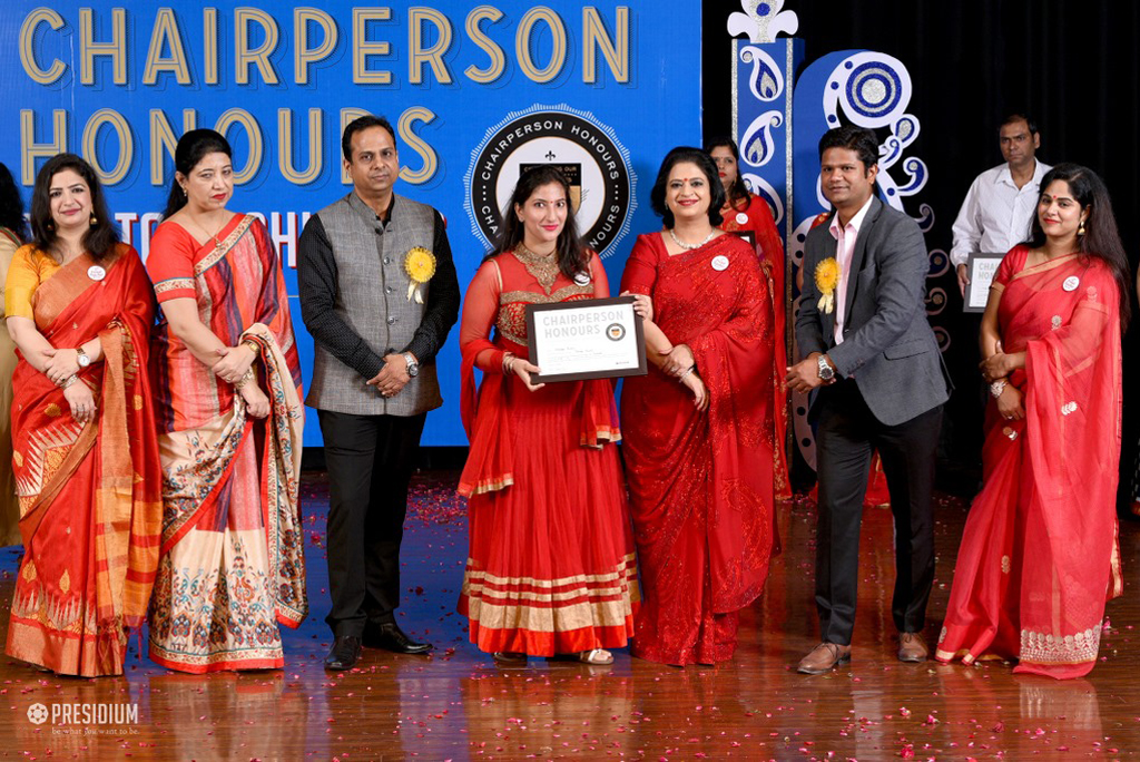 Presidium Indirapuram, TEACHERS RECEIVE RECOGNITION AT CHAIRPERSON HONOURS FOR TEACHERS