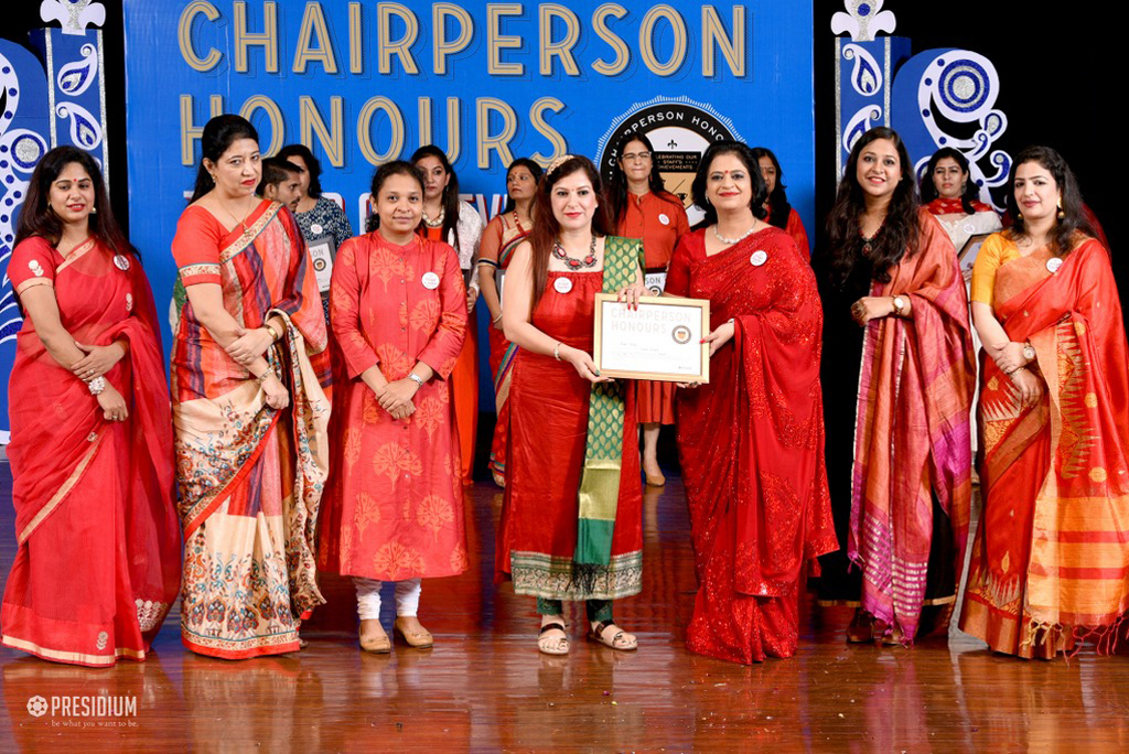 Presidium Indirapuram, TEACHERS RECEIVE RECOGNITION AT CHAIRPERSON HONOURS FOR TEACHERS