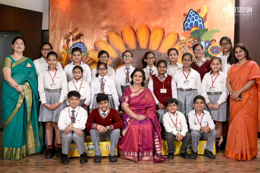 Presidium Indirapuram, CHILDREN'S DAY CELEBRATIONS WITH SUDHA MA'AM ENTHRALLS PRESIDIANS