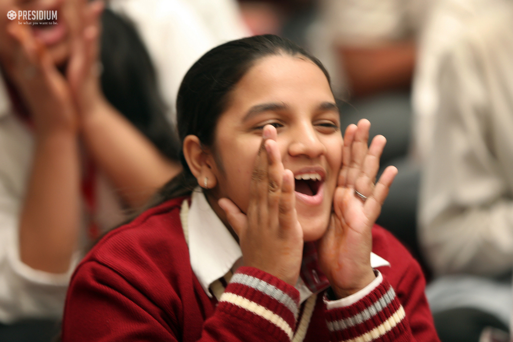 Presidium Indirapuram, CHILDREN'S DAY CELEBRATIONS WITH SUDHA MA'AM ENTHRALLS PRESIDIANS