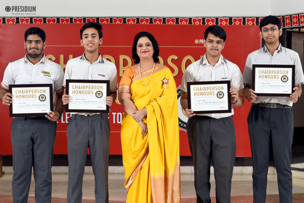 Presidium Indirapuram, RECOGNISING ACHIEVEMENTS OF FUTURE LEADERS AT CHAIRPERSON HONOURS