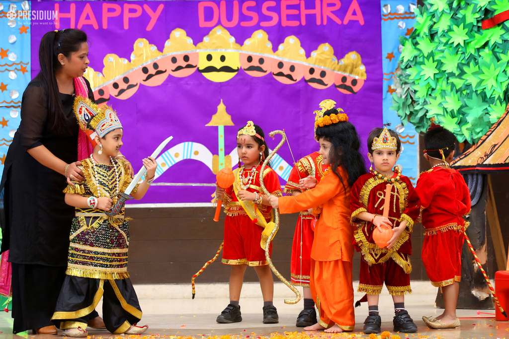 Presidium Indirapuram, PRESIDIANS GIVE MESMERIZING PERFORMANCES ON DUSSEHRA