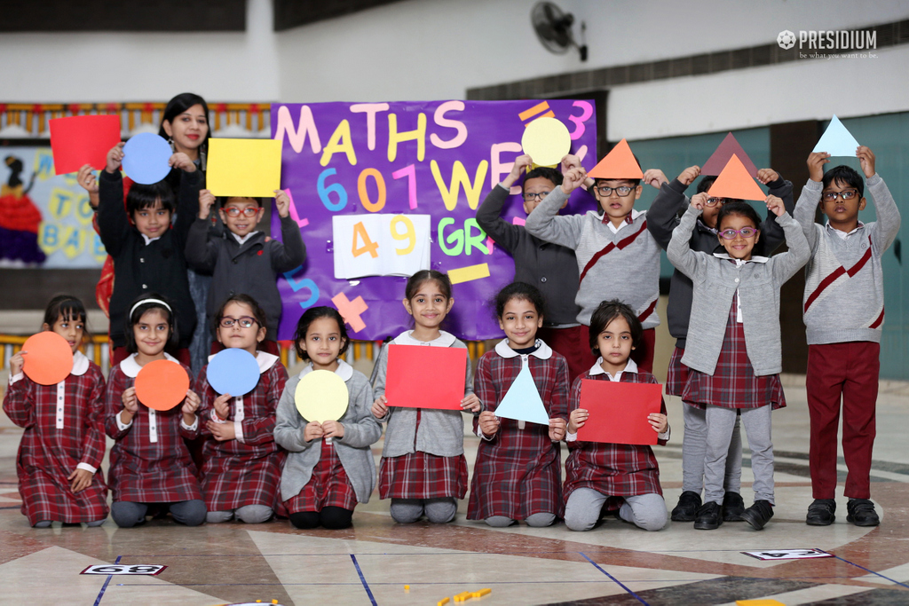 Presidium Indirapuram, PRESIDIUM ORGANIZES MATHS WEEK TO HONE SKILLS OF PRESIDIANS