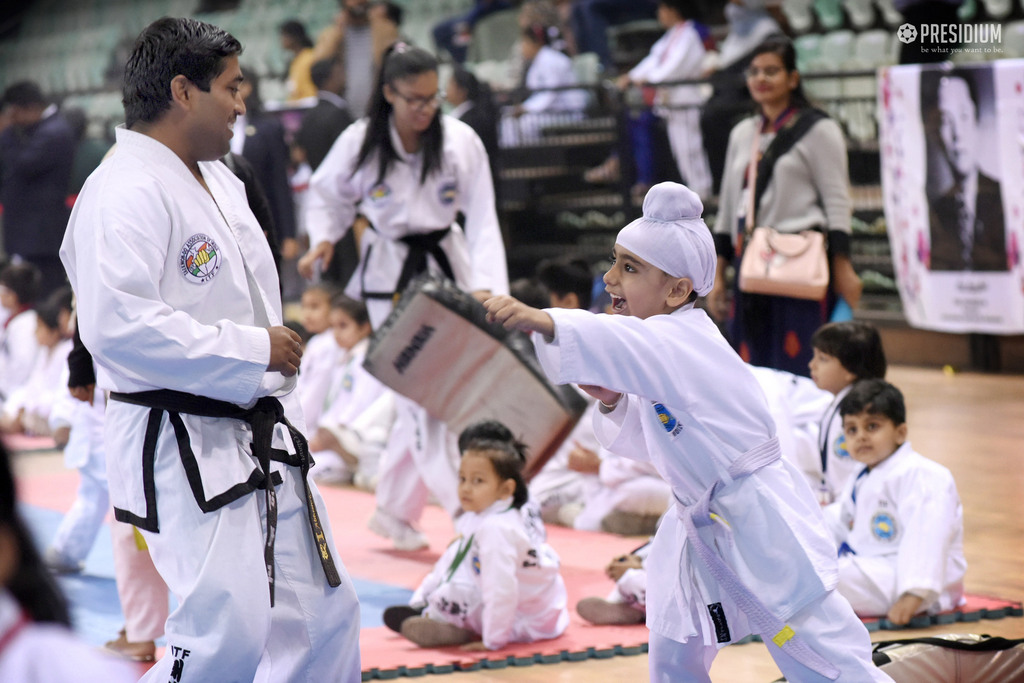 Presidium Indirapuram, LITTLE CHAMPIONS WIN A GOLD MEDAL IN ITF TAEKWONDO CHAMPIONSHIP