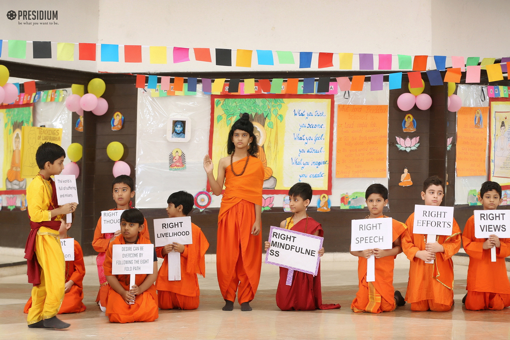 Presidium Indirapuram,   PRESIDIANS EXPERIENCE PEACE AND SERENITY ON BUDDHA PURNIMA