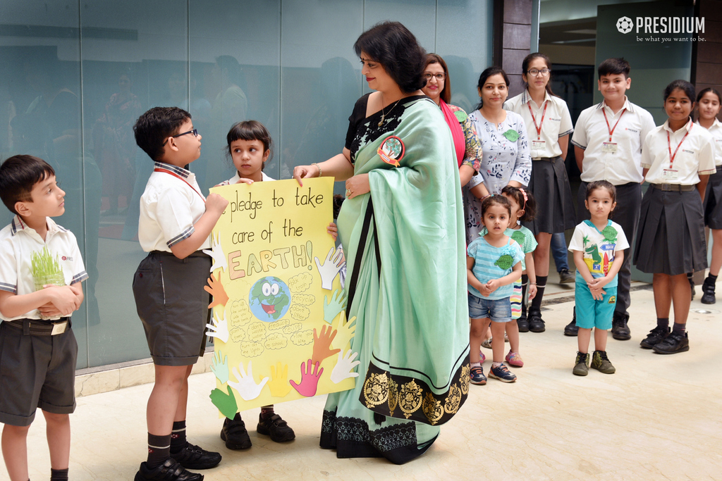 Presidium Indirapuram, MRS. GUPTA JOINS PRESIDIANS FOR EARTH DAY CELEBRATIONS!