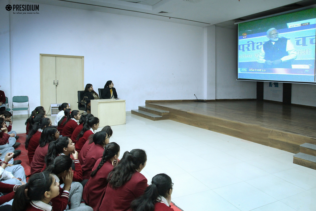 Presidium Indirapuram, 'PARIKSHA PE CHARCHA': PM MODI'S INTERACTION WITH THE YUVA SHAKTI