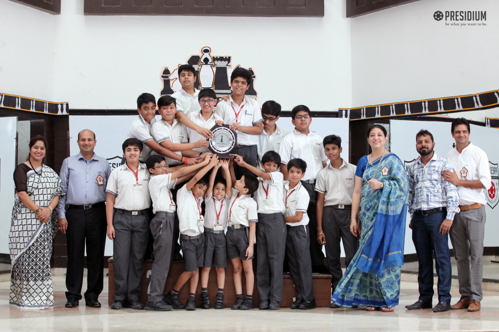 Presidium Indirapuram, ASPIRING CHESS PLAYERS COMPETE AT INTER SCHOOL CHESS CHAMPIONSHIP