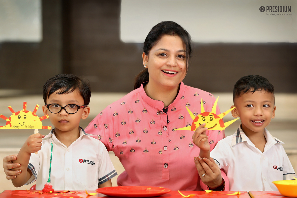 Presidium Indirapuram, PRESIDIANS WELCOME FUN TIMES WITH MASK MAKING ACTIVITY