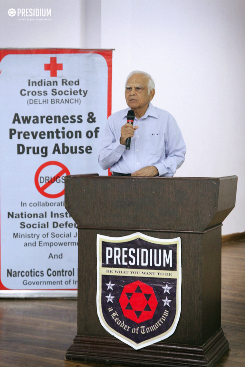 Presidium Indirapuram, SEMINAR ON AWARENESS & PREVENTION OF DRUG ABUSE AWAKENS STUDENTS