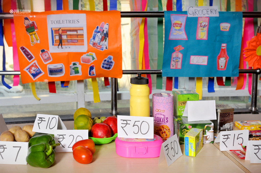 Presidium Indirapuram, LITTLE PRESIDIANS OBSERVE MARKET SCENE FOR EXPERIENTIAL LEARNING