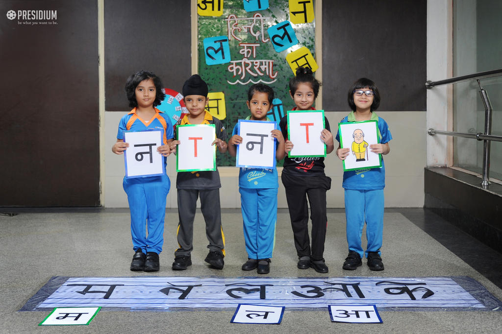 Presidium Indirapuram, LEARNING THE OFFICIAL LANGUAGE-HINDI THROUGH FUN ACTIVITIES