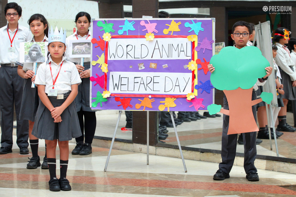 Presidium Indirapuram, SPECIAL ASSEMBLY ORGANISED ON THE OCCASION OF WORLD ANIMAL DAY