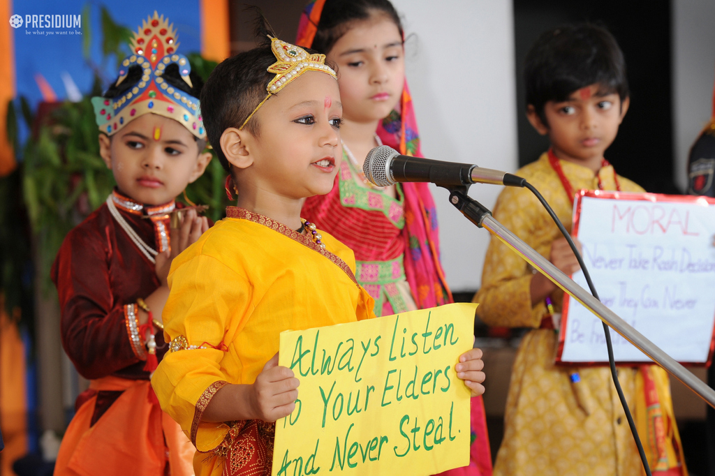 Presidium Gurgaon-57, STUDENTS REVEL IN GRAND CELEBRATIONS ON JANMASHTAMI