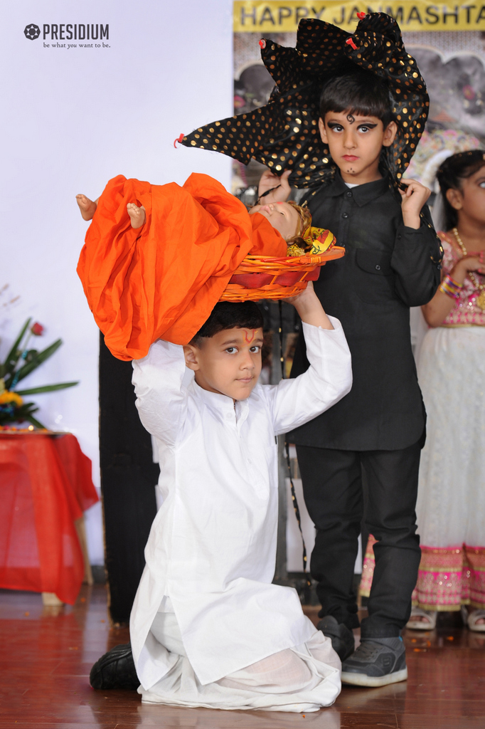 Presidium Gurgaon-57, STUDENTS REVEL IN GRAND CELEBRATIONS ON JANMASHTAMI