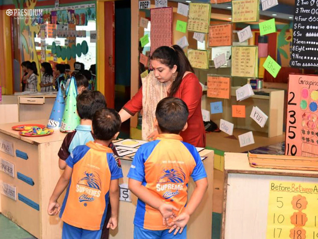 Presidium Indirapuram, LITTLE STUDENTS RE-EXPLORE ACADEMIC CONCEPTS WITH FUN ACTIVITIES