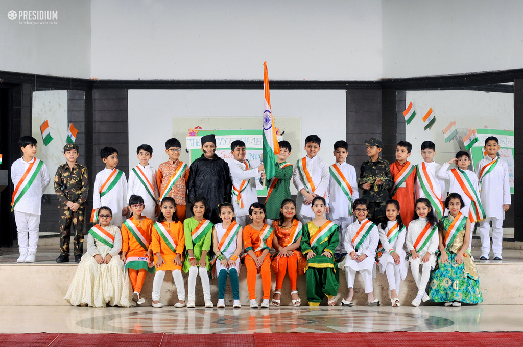 Presidium Indirapuram, NATIONAL FLAG DAY: SALUTING THE SYMBOL OF OUR FREEDOM & PRIDE