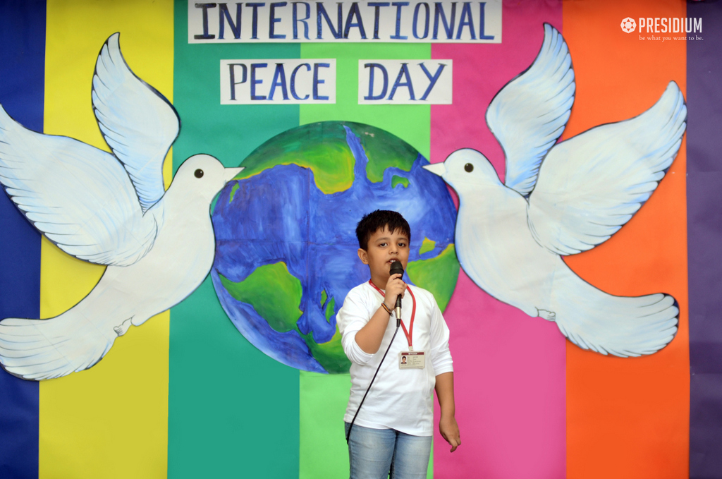 Presidium Rajnagar, PRESIDIANS EXCHANGE INSIGHTFUL MESSAGES ON PEACE DAY