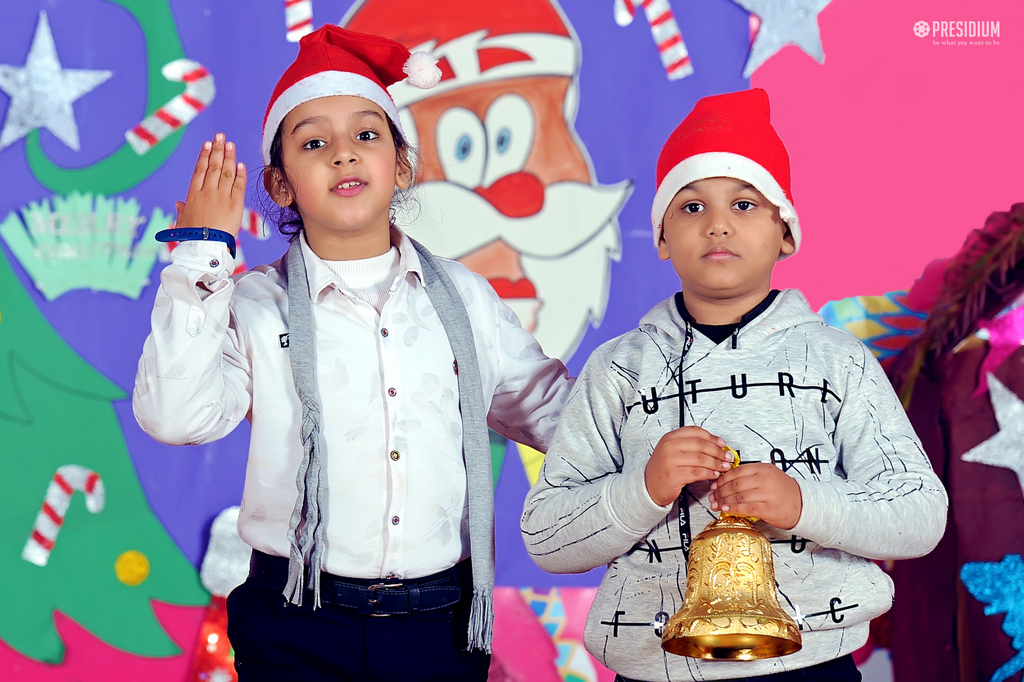 Presidium Pitampura, GRAND ENTRY OF SANTA CAPTIVATES HEARTS OF PRESIDIANS ON CHRISTMAS