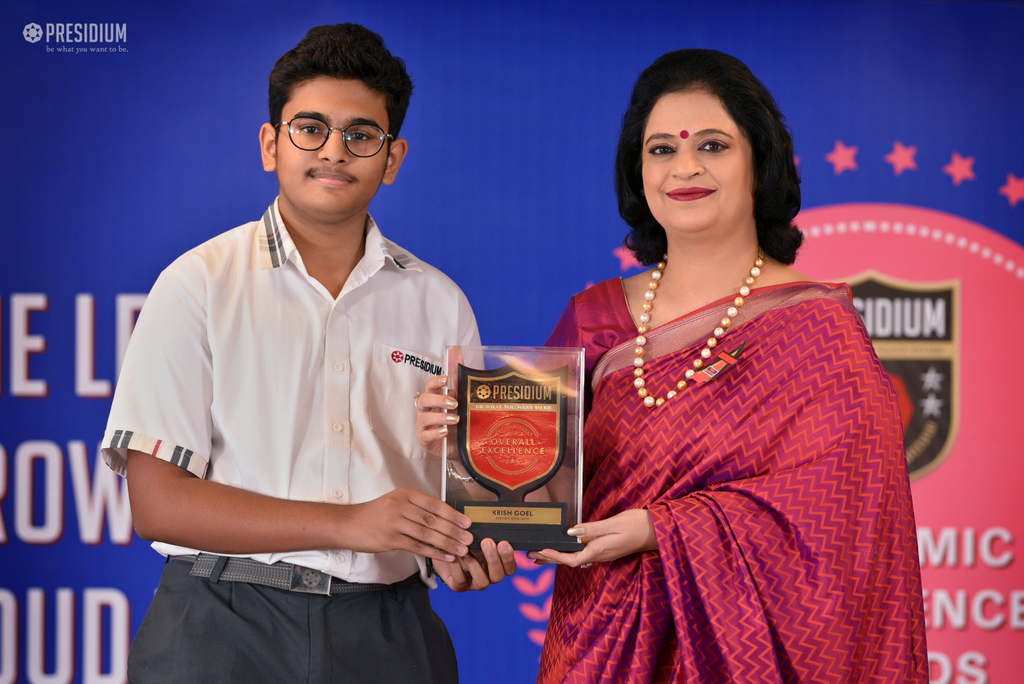 Presidium Gurgaon-57, ACADEMIC EXCELLENCE AWARDS LAUDS EFFORTS OF STUDENTS IN 2018-19