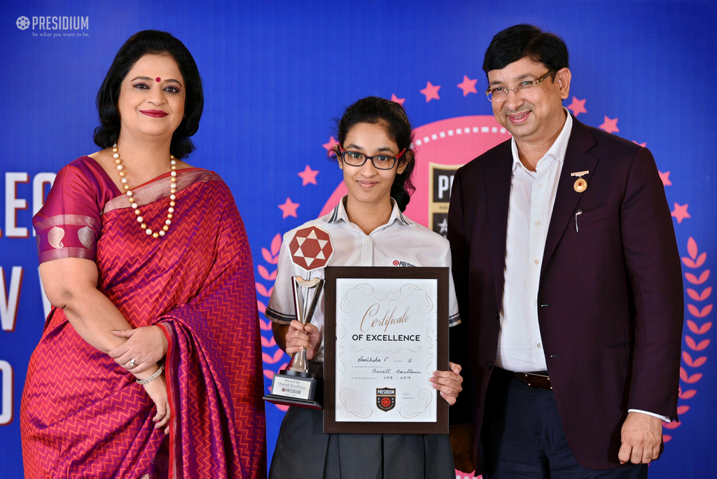 Presidium Gurgaon-57, ACADEMIC EXCELLENCE AWARDS LAUDS EFFORTS OF STUDENTS IN 2018-19