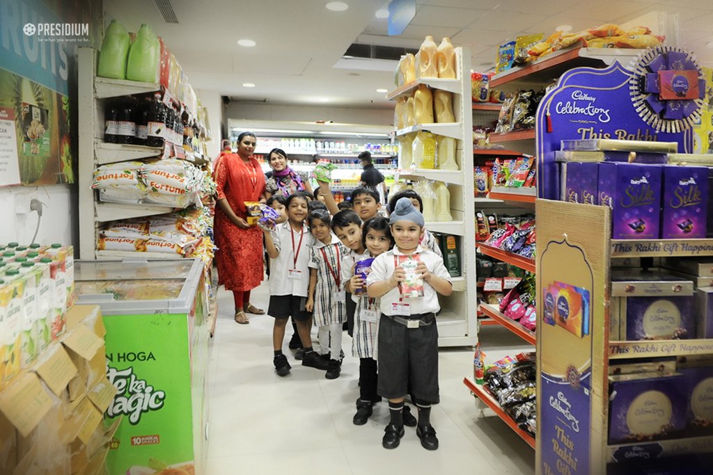 Presidium Gurgaon-57, VISIT TO SRS MART: AN ENRICHING EXPERIENCE FOR LITTLE PRESIDIANS