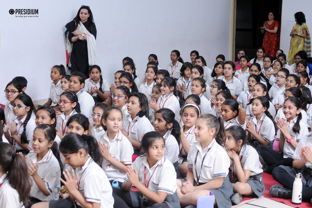 Presidium Indirapuram, PADMASHREE SMT. RANJANA ILLUMINATES PRESIDIUM ON WORLD DANCE DAY