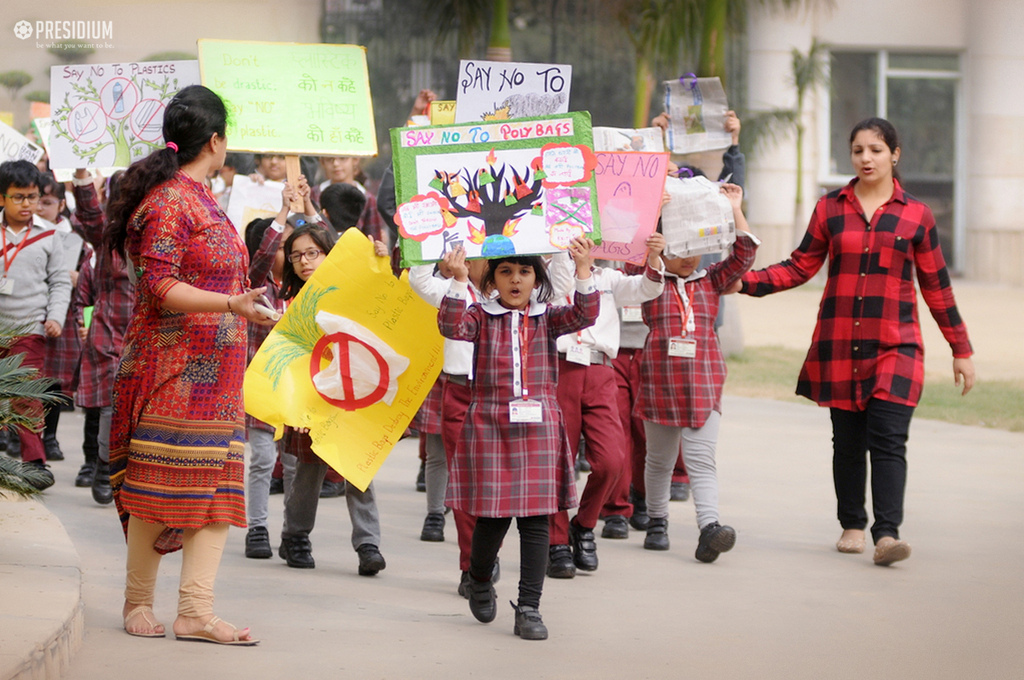 Presidium Indirapuram, PRESIDIANS SAY NO TO PLASTIC BAGS FOR A HEALTHIER ENVIRONMENT