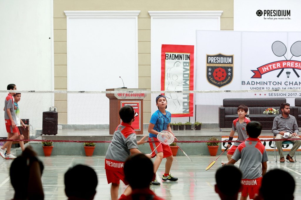 Presidium Rajnagar, PRESIDIANS EXHIBIT THEIR TALENT AT BADMINTON TOURNAMENT