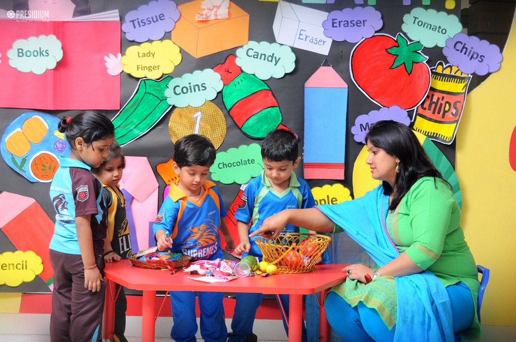 Presidium Rajnagar, CAN I EAT ACTIVITY: TINY TOTS DISTINGUISH EDIBLE & NON-EDIBLE