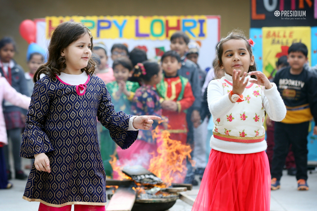 Presidium Vivek Vihar, PRESIDIANS CELEBRATE THE FESTIVAL OF LOHRI WITH GREAT ENTHUSIASM