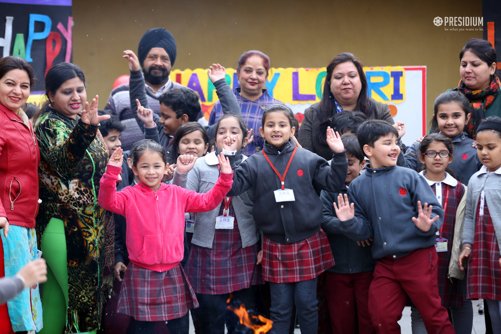 Presidium Vivek Vihar, PRESIDIANS CELEBRATE THE FESTIVAL OF LOHRI WITH GREAT ENTHUSIASM