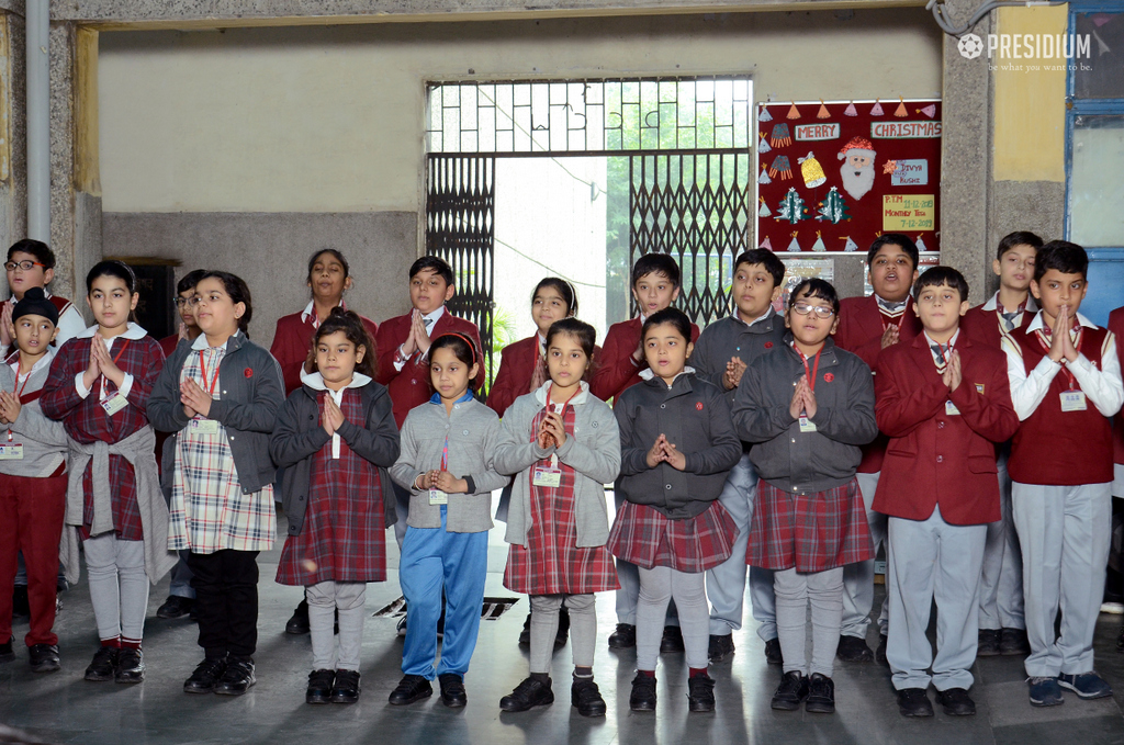 Presidium Punjabi Bagh, STUDENTS VISIT ORPHANAGE ON CHRISTMAS EVE