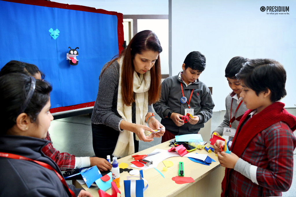 Presidium Gurgaon-57, PRESIDIANS HONE THEIR SOCIAL SKILLS WITH PUPPET MAKING ACTIVITY