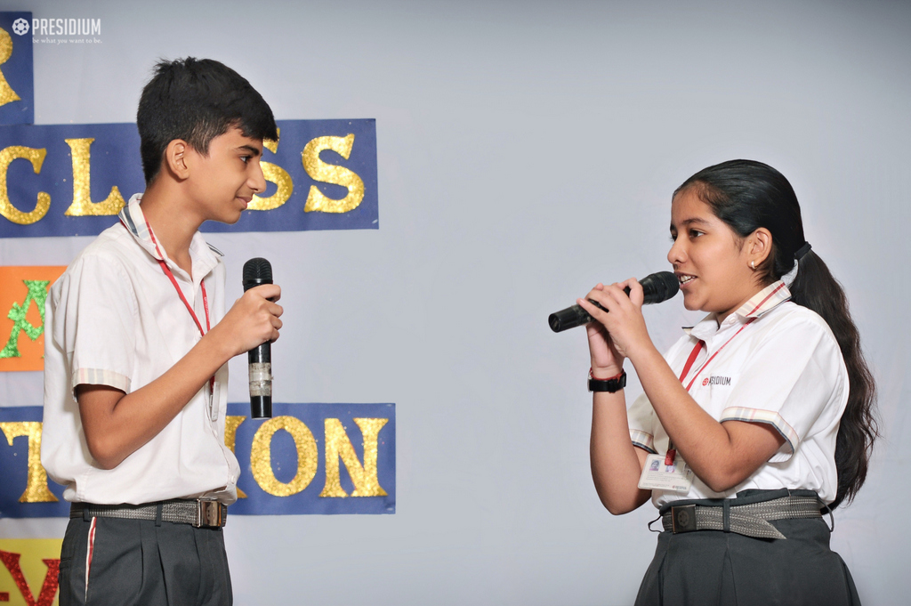 Presidium Rajnagar, YOUNG DEBATERS DISPLAY THEIR RHETORICAL SKILLS WITH CONFIDENCE