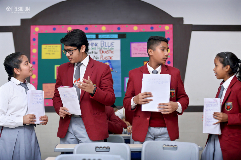 Presidium Rajnagar, YOUNG INTELLECTUALS SHARE IDEAS IN EXTEMPORE ACTIVITY