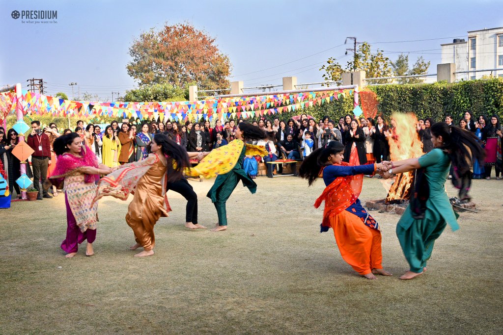 Presidium Rajnagar, A JOYFUL LOHRI CELEBRATION WITH OUR DEAR SUDHA MA’AM