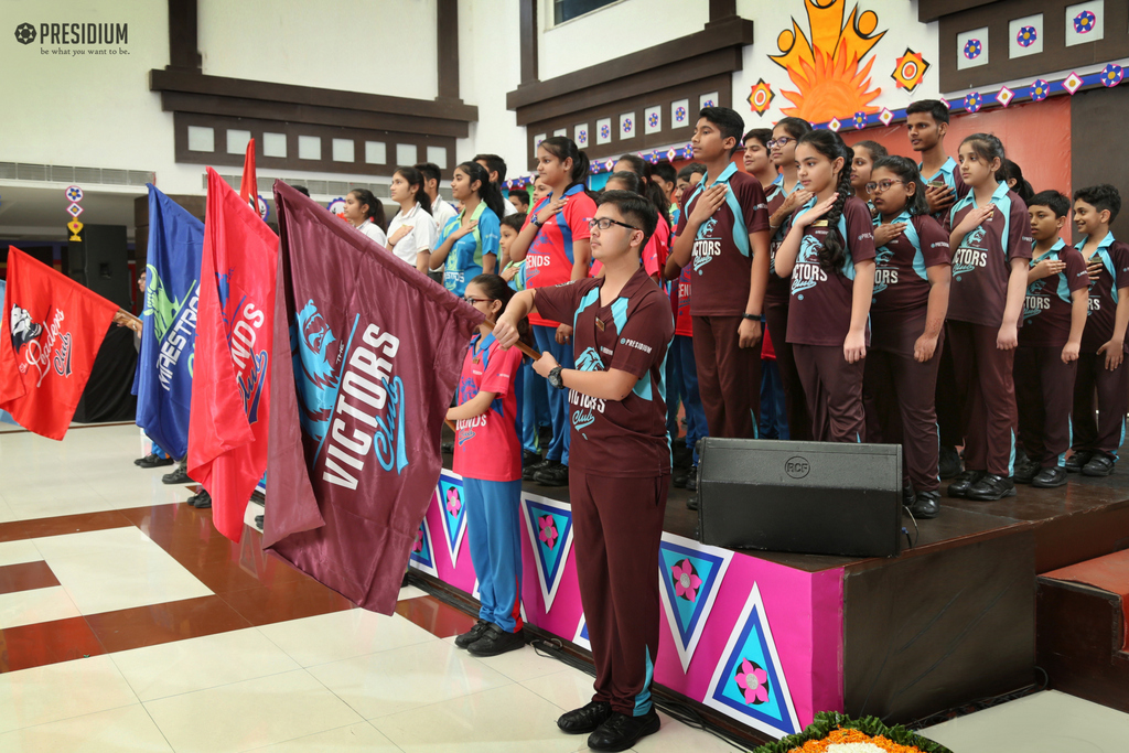 Presidium Rajnagar, PRESIDIANS DON THE MANTLE OF LEADERSHIP AT INVESTITURE CEREMONY