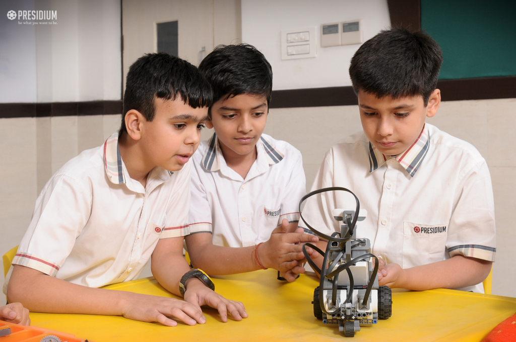 Presidium Rajnagar, ROBOTICS ACTIVITY STIMULATES THE BUDDING SCIENTISTS OF PRESIDIUM