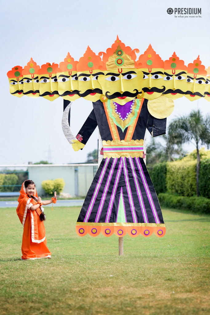 Presidium Rajnagar, DUSSEHRA: PRESIDIANS GLORIFY THE MYTHOLOGY OF INDIA